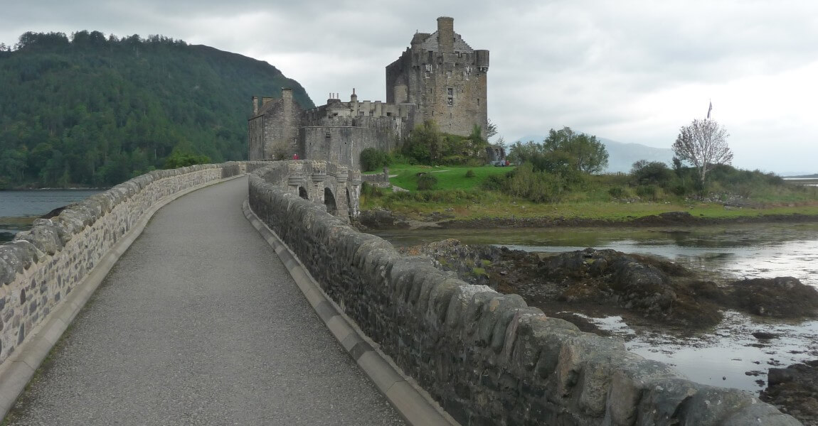 Eilean Donan Castle bei der Isle of Skye