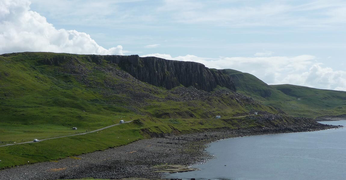 Straße auf der Isle of Skye